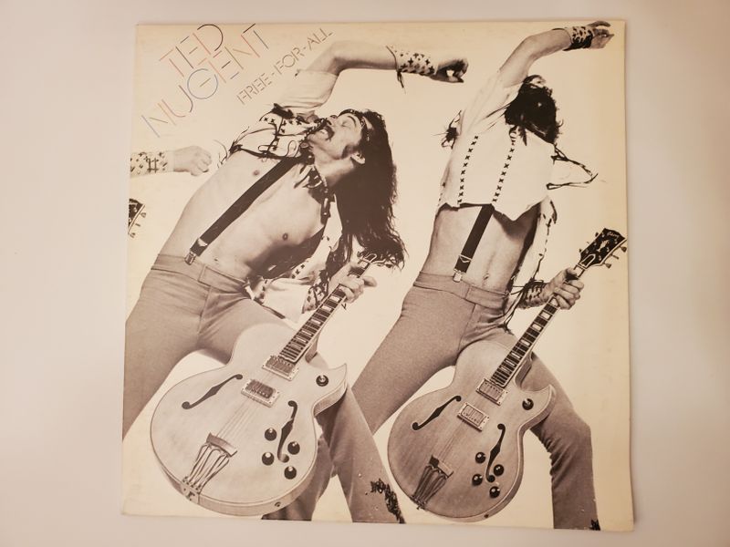 Ted Nugent Free-For-All vinyl record